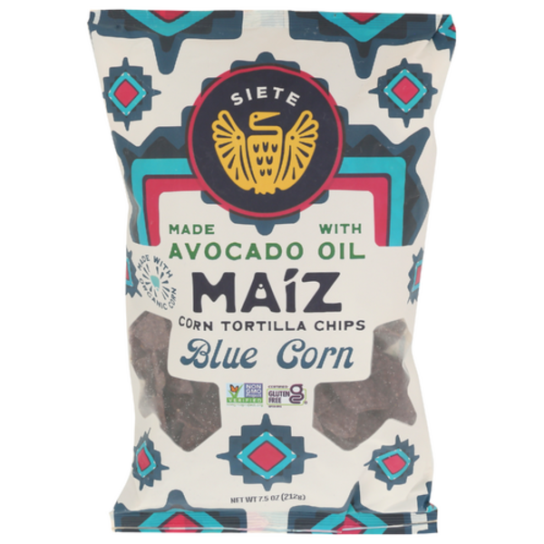 Siete Organic Blue Corn Totopos Tortilla Chips