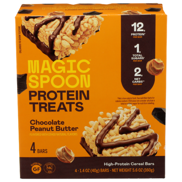 Magic Spoon Chocolate Peanut Butter Cereal Bars 4 Pack