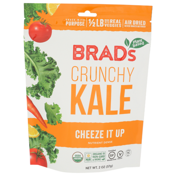 Brads Plant Based Organic Cheeze It Up Crunchy Kale
