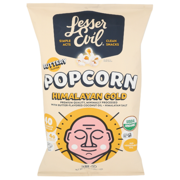 Lesser Evil Organic Himalayan Gold Popcorn