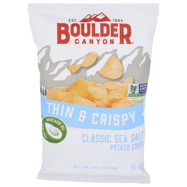 Boulder Canyon Thin & Crispy Classic Sea Salt Potato Chips