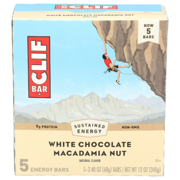 Clif Bar White Chocolate Macadamia Nut Bars 5 Pack