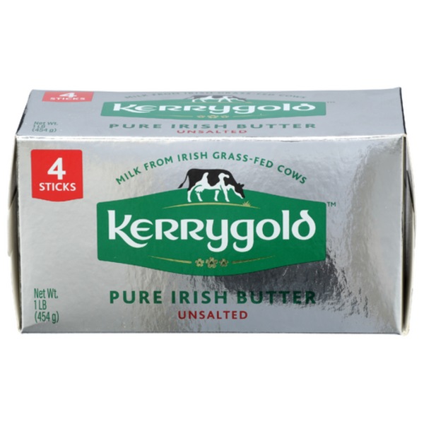Kerrygold Unsalted Pure Irish Butter Sticks 4 Pack