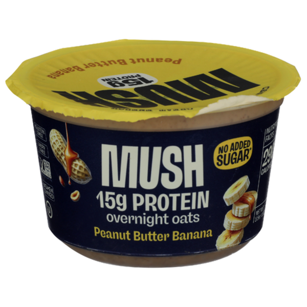 Mush Peanut Butter Baa Overnight Oats