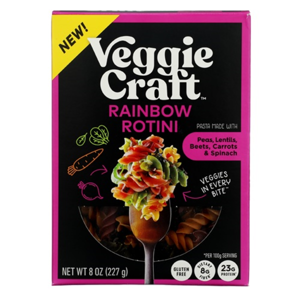 Veggiecraft Farms Rainbow Rotini Veggie Pasta