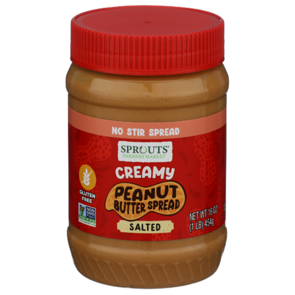 Sprouts Creamy No Stir Peanut Butter
