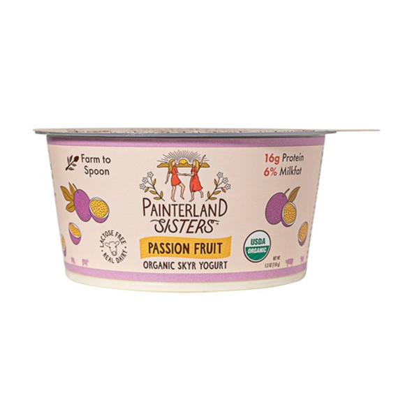 Painterland Sisters Organic Passionfruit Icelandic Style Skyr Yogurt