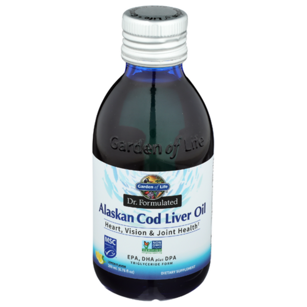Garden Of Life Dr. Formulated Lemon Flavored Alaskan Cod Liver Oil