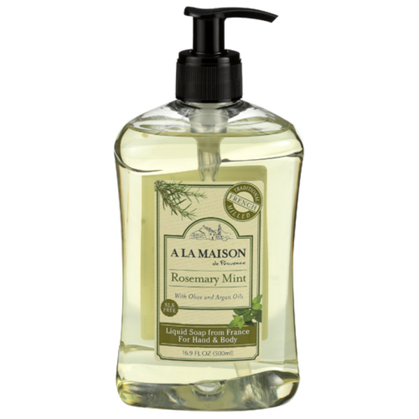 A La Maison Rosemary Mint Liquid Soap