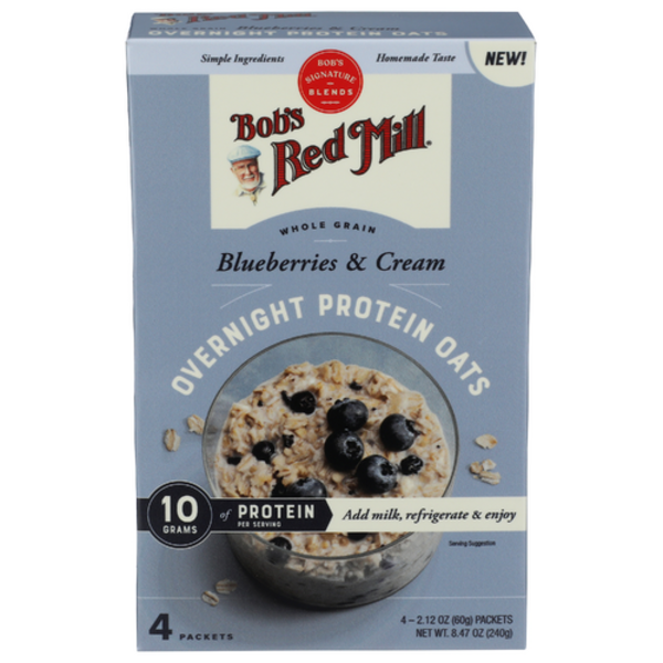 Bob's Red Mill Blueberries & Cream Overnight Protein Oats