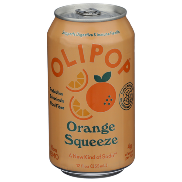 Olipop Orange Squeeze Prebiotic Sparkling Tonic
