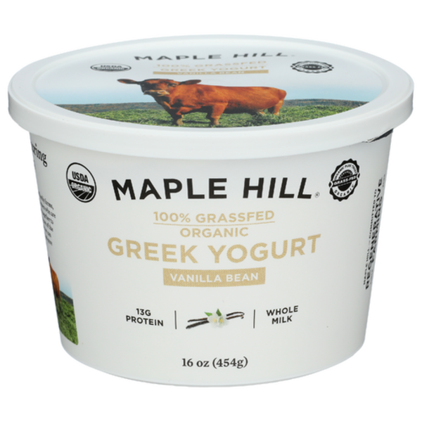Maple Hill Creamery Organic Vanilla Bean Greek Yogurt