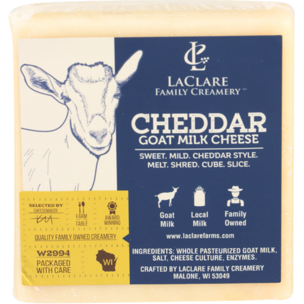 Laclare Family Creamery Cheddar Goat Cheese