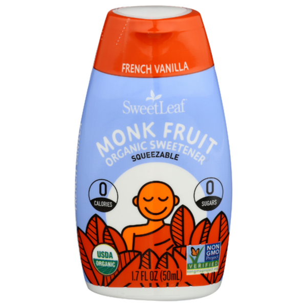 Sweetleaf Organic French Vanilla Monk Fruit Sweetener