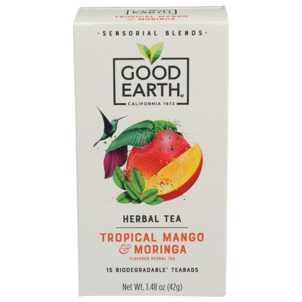 Good Earth Tropical Mango Moringa Herbal Tea