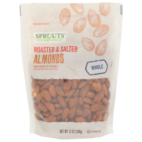 Sprouts Roasted Salted Whole Almonds