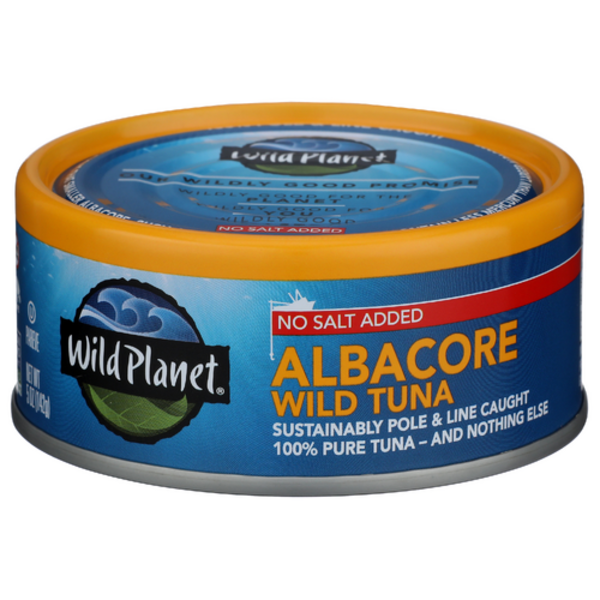 Wild Planet 100% Pure Wild Albacore Tuna No Salt Added