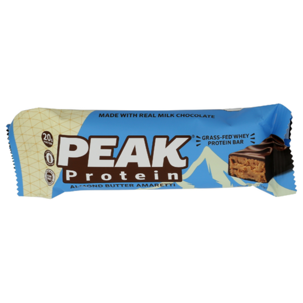 Peak Protein Almond Butter Amaretti Whey Protein Bar