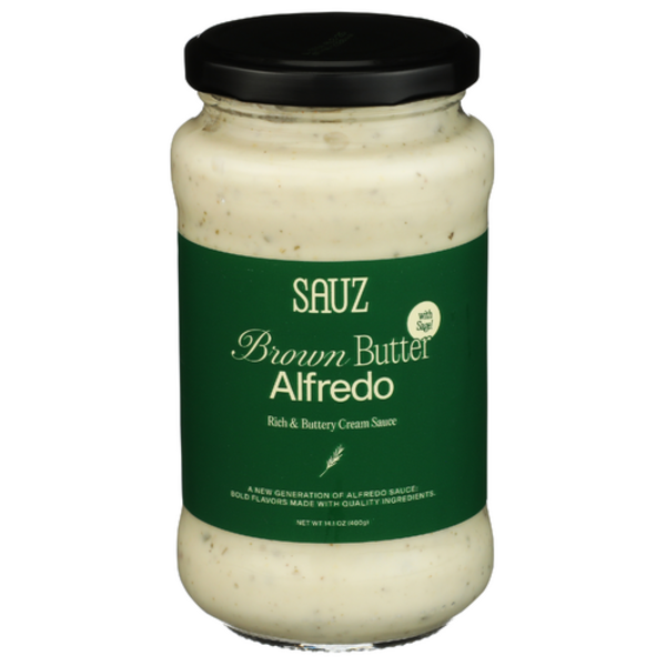 Sauz Pasta Sauce Brown Butter Alfredo Pasta Sauce