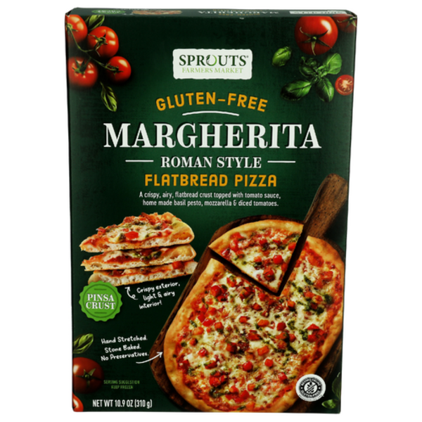 Sprouts Gluten-Free Margherita Roman Style Flatbread Pizza