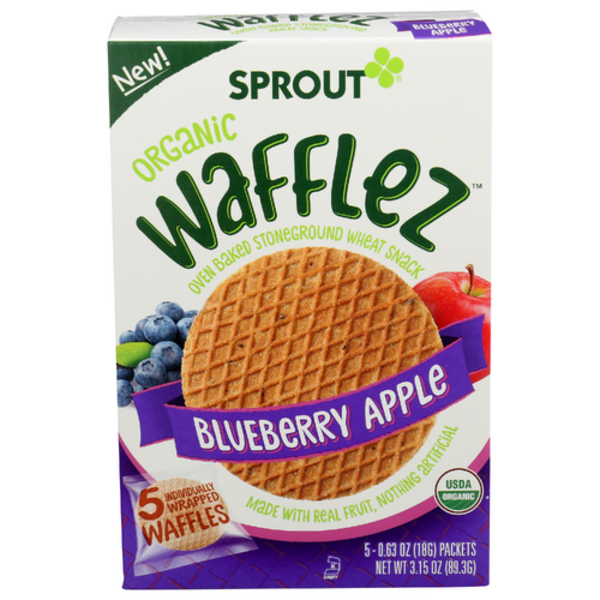 Sprout Organic Blueberry Apple Wafflez