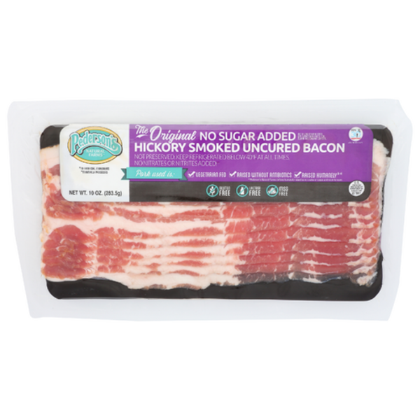 Pederson's Uncured No Sugar Added Hickory Smoked Bacon