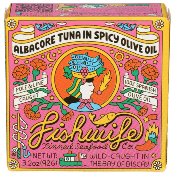 Fishwife Tinned Seafood Co. Albacore Tuna In Spicy Olive Oil
