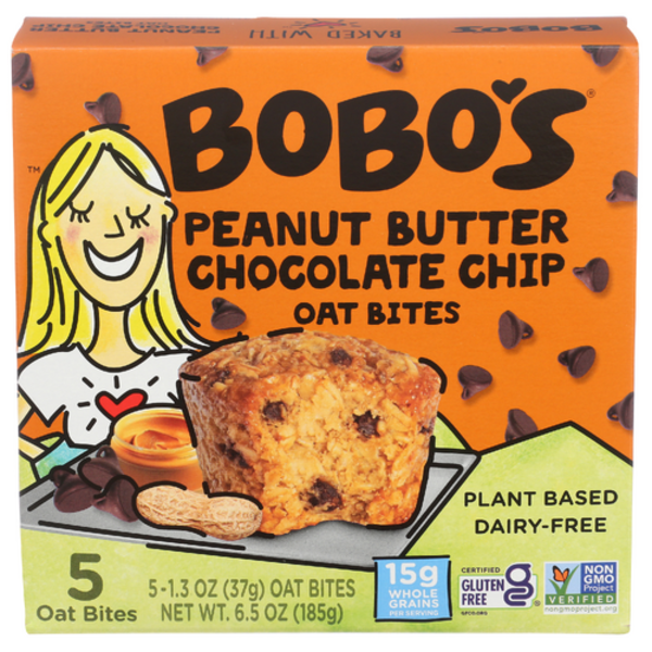 Bobo's Peanut Butter Chocolate Chip Oat Bites 5 Pack