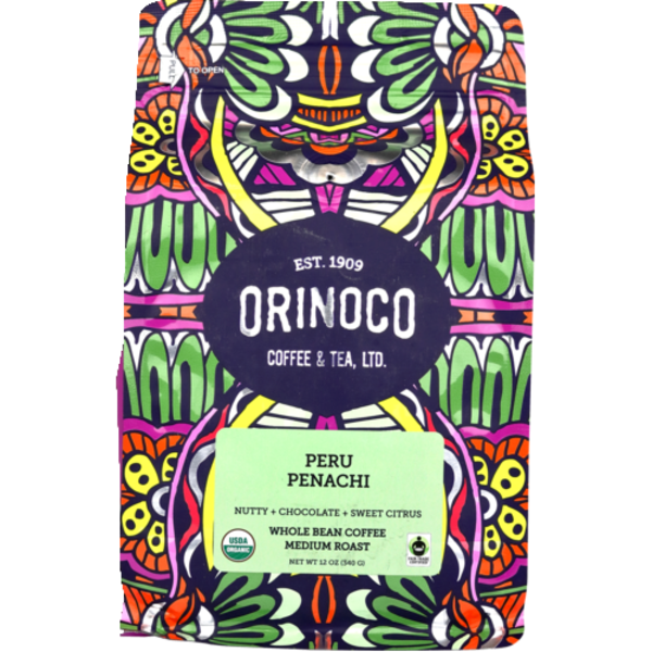 Orinoco Coffee Organic Peru Penachi Medium Roast Coffee