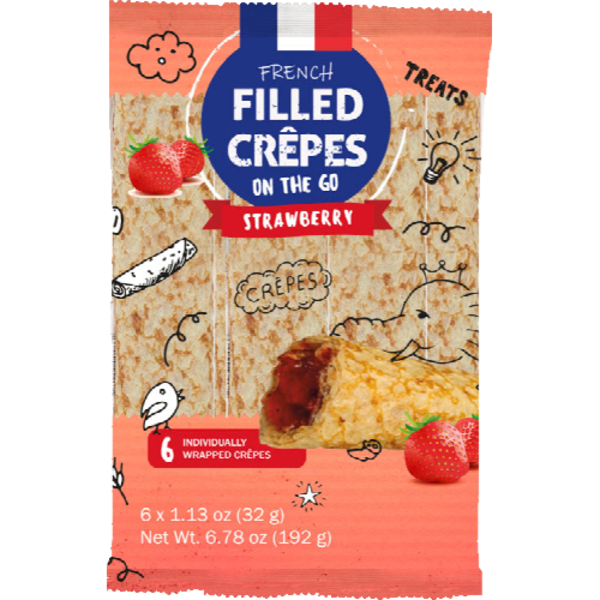 Strawberry Crepes 6 Pack