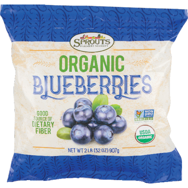 Sprouts Frozen Organic Frozen Blueberries