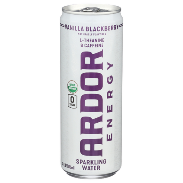 Ardor Organic Inc Organic Vanilla Blackberry Hydrate + Focus Sparkling Water