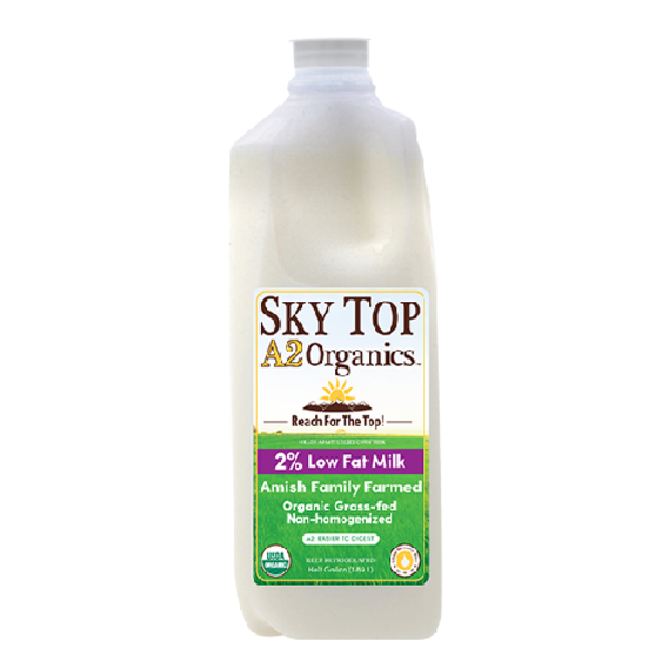 Sky Top Organics Organic Grass-Fed 2% Low Fat Milk