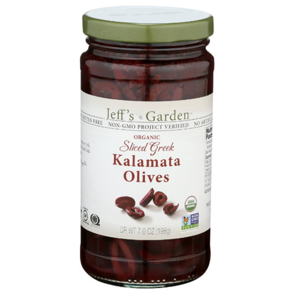 Jeff's Garden Organic Sliced Greek Kalamata Olives