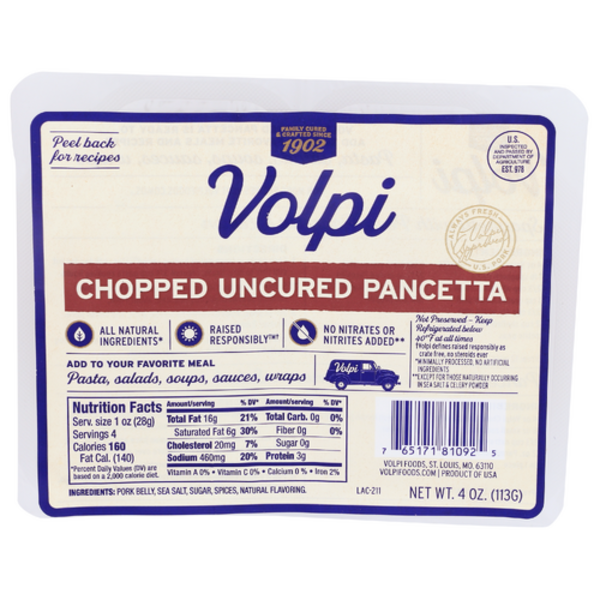 Volpi Chopped Pancetta