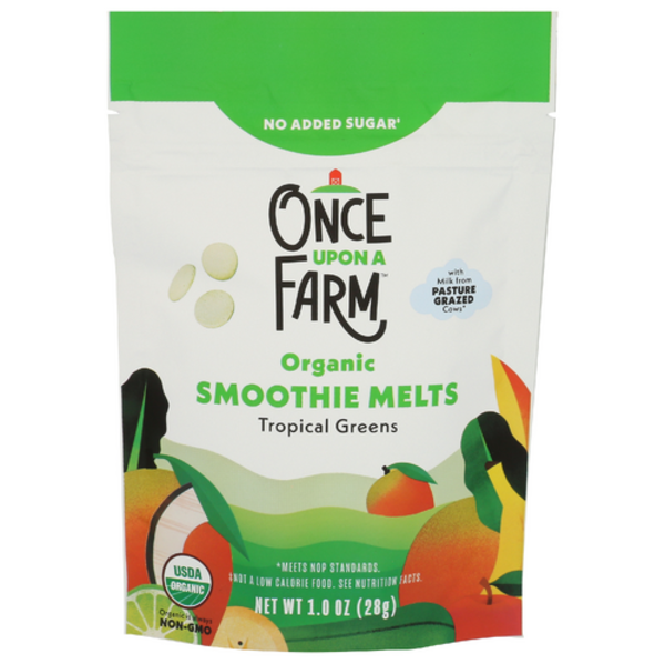 Once Upon A Farm Organic Toddler Tropical Greens Smoothie Melts