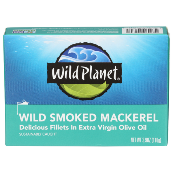Wild Planet Wild Smoked Mackerel Fillets In Extra Virgin Olive Oil