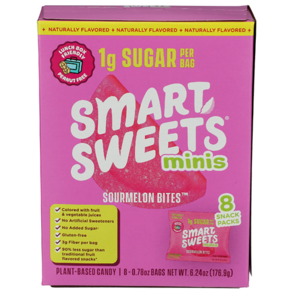 Smart Sweets Minis Sourmelon Bites 8 Snack Packs
