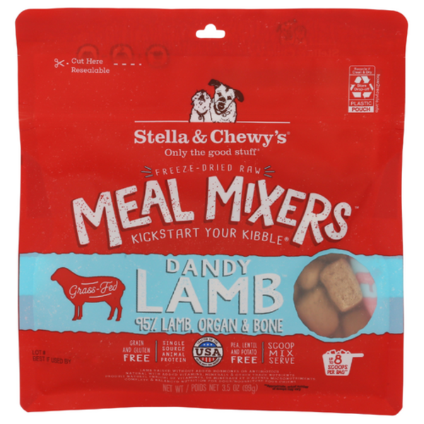 Stella And Chewys Dandy Lamb Freeze-Dried Raw Meal Mixers Dog Food
