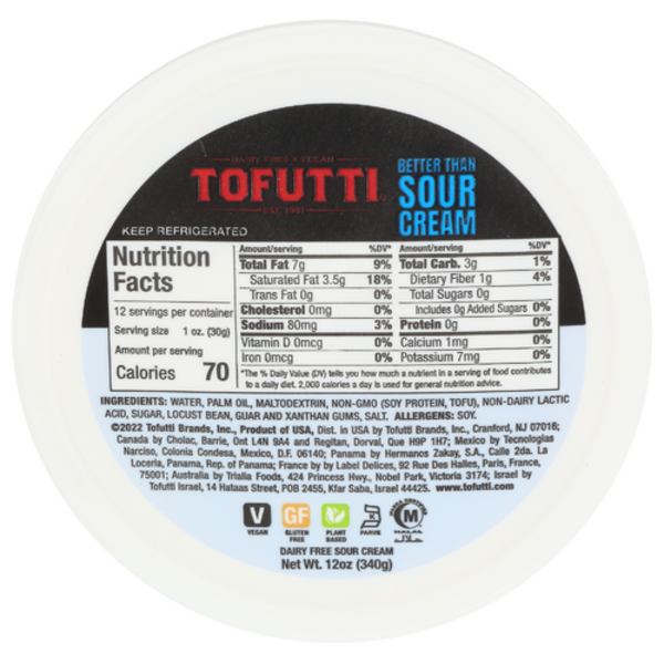 Tofutti Better Than Sour Cream