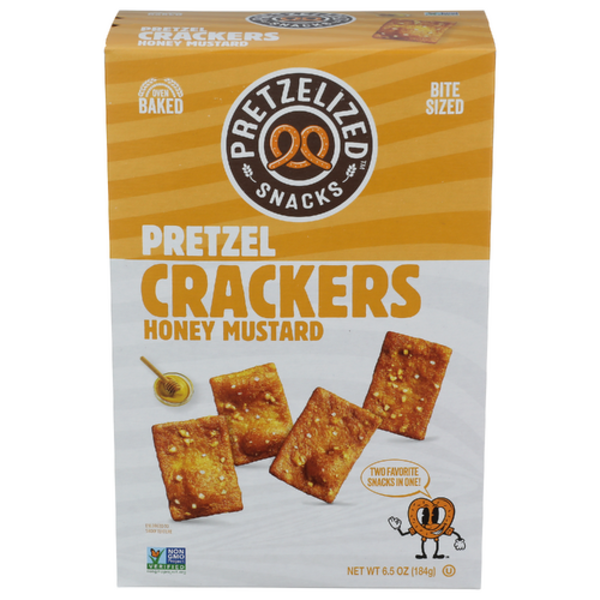 Pretzelized Honey Mustard Pretzel Crackers