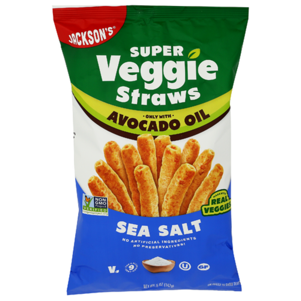 Jackson's Chips Sea Salt Avocado Oil Super Veggie Straws