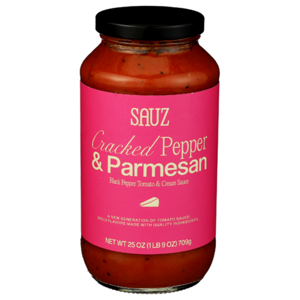 Sauz Pasta Sauce Cracked Pepper & Parmesan Pasta Sauce
