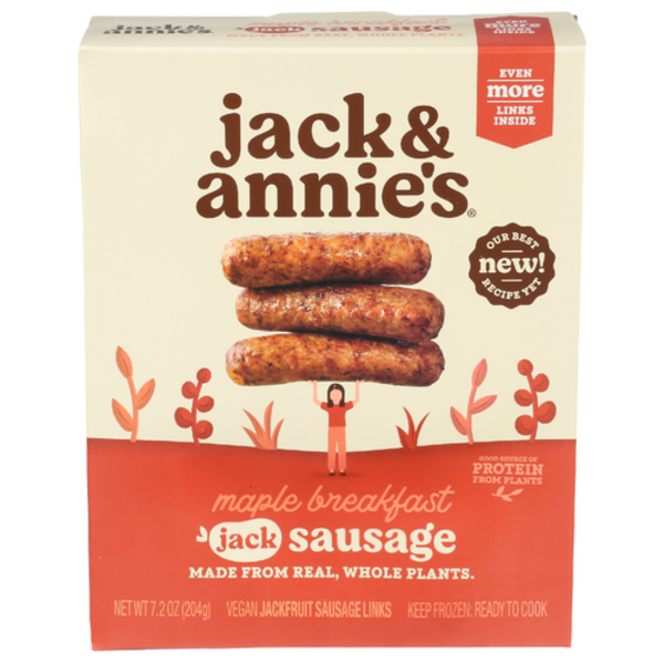 Jack & Annies Maple Breakfast Jackfruit Sausage Links