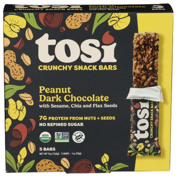 Tosi Organic Peanut Dark Chocolate Super Bites 5 Pack