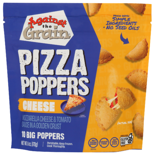 Against The Grain Gourmet Cheese Pizza Poppers 10 Pack
