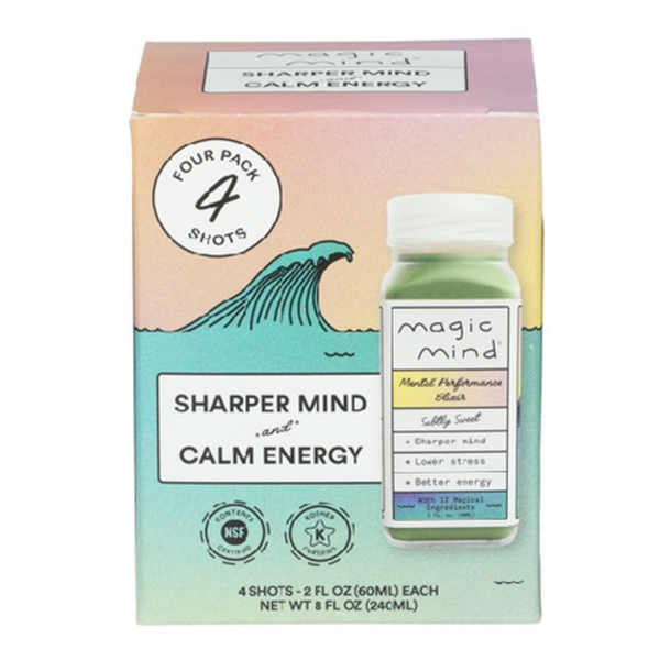 Magic Mind Mental Performance Elixir 4 Pack Case