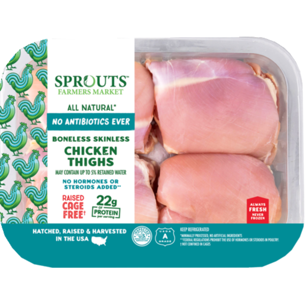 Sprouts Chicken Thigh Fillets No Antibiotics Ever