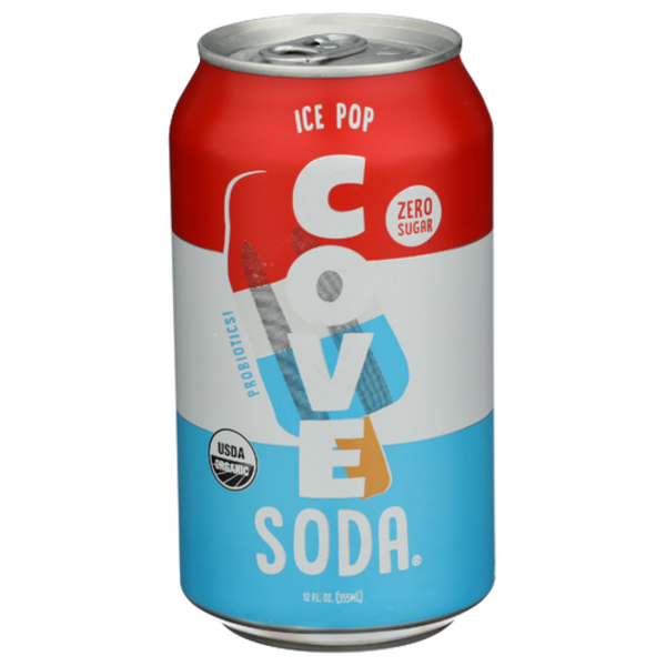 Cove Soda Organic Ice Pop Probiotic Soda