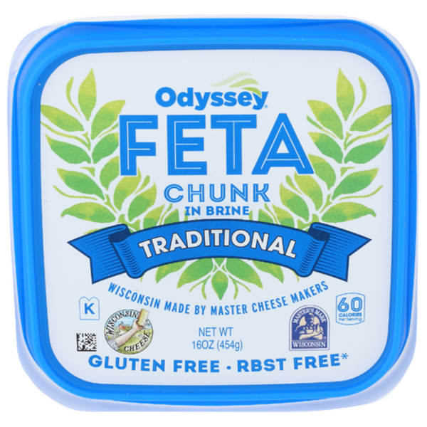 Odyssey Traditional Feta Chunk In Brine